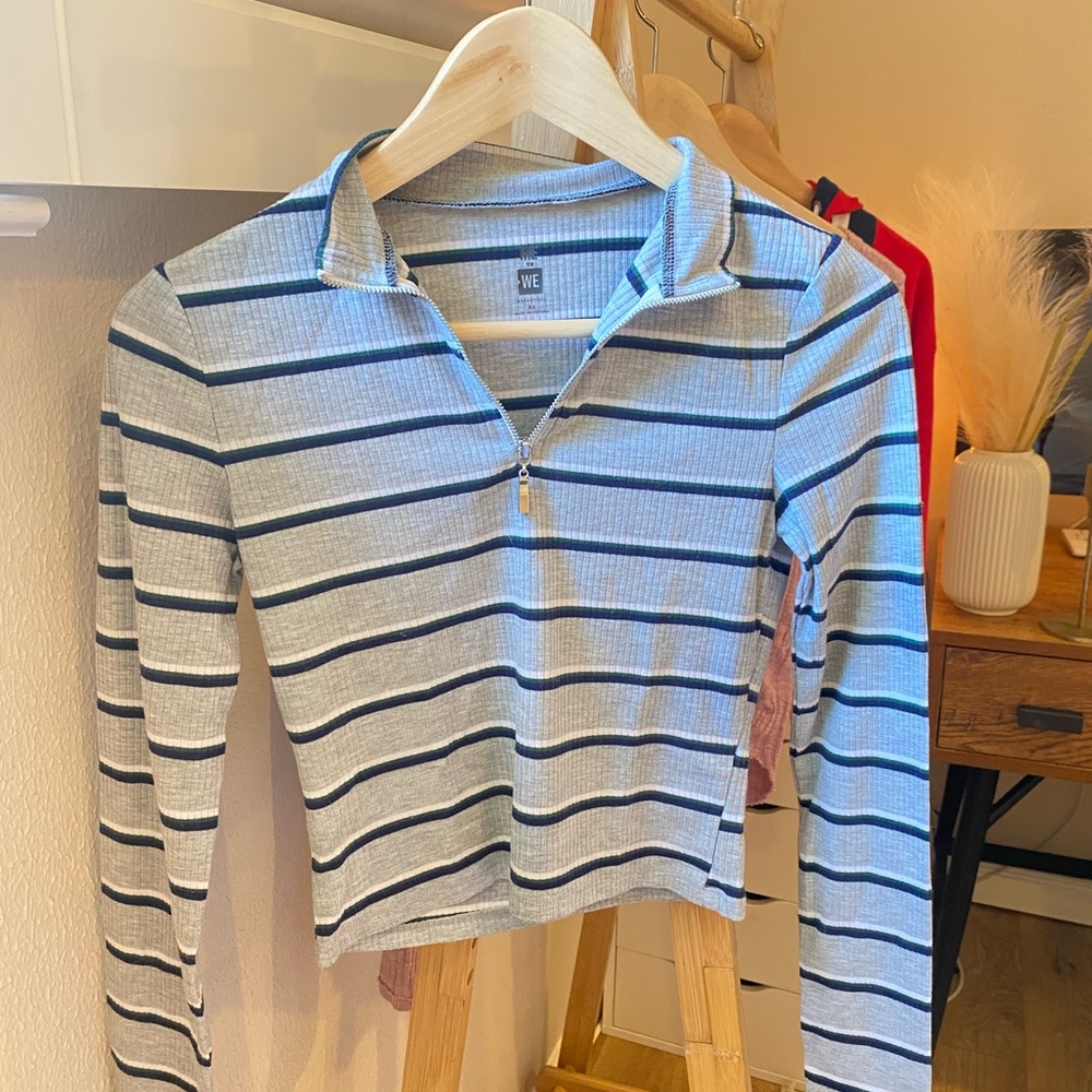 Pacsun Long-Sleeve Stripped Top